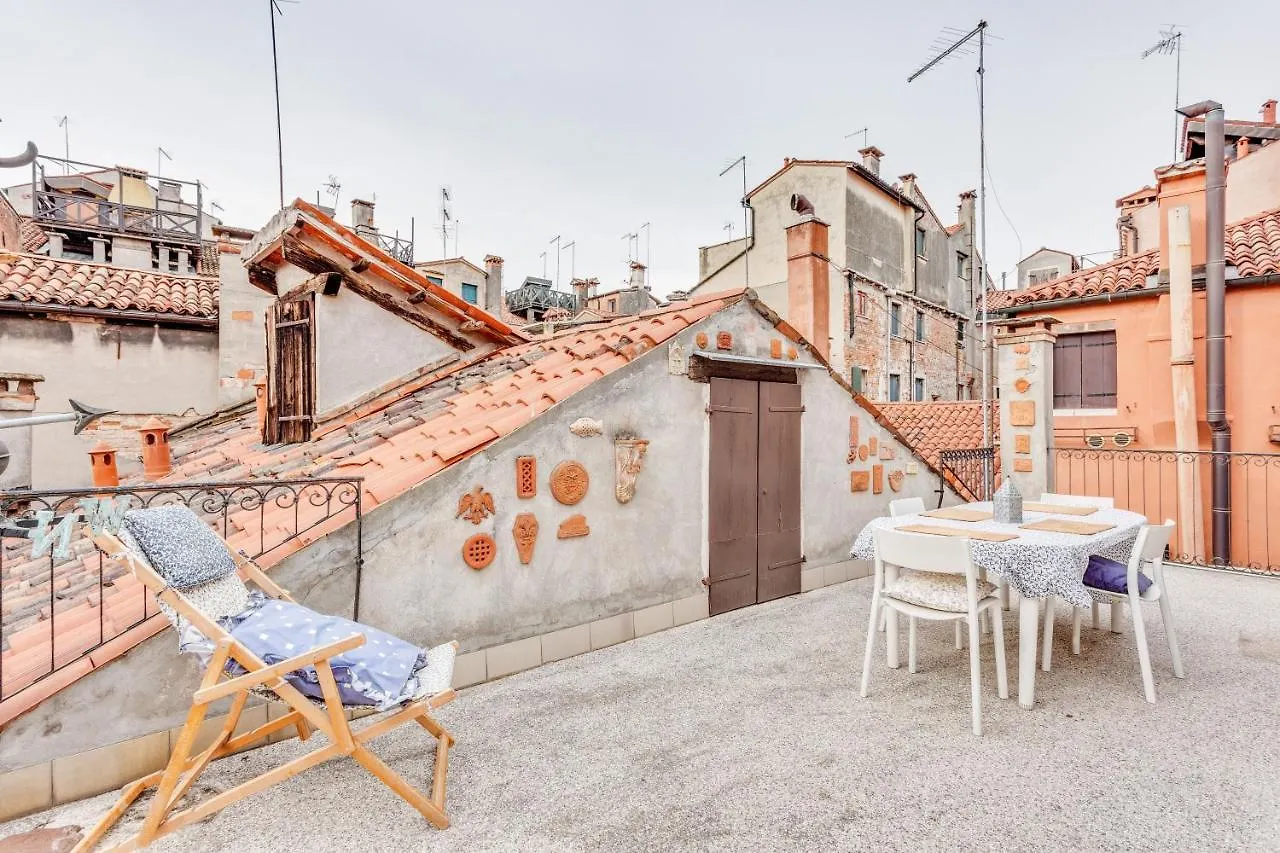 Apartment Ferienwohnung Ca Lu Vintage Flat Con Vista Su San Marco! Venedig